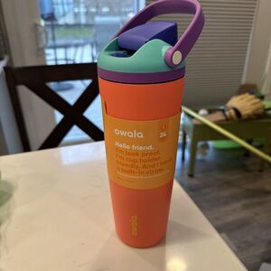 Owala 30oz FreeSip Sway Stainless Steel Water Bottle Neon Nectar Orange